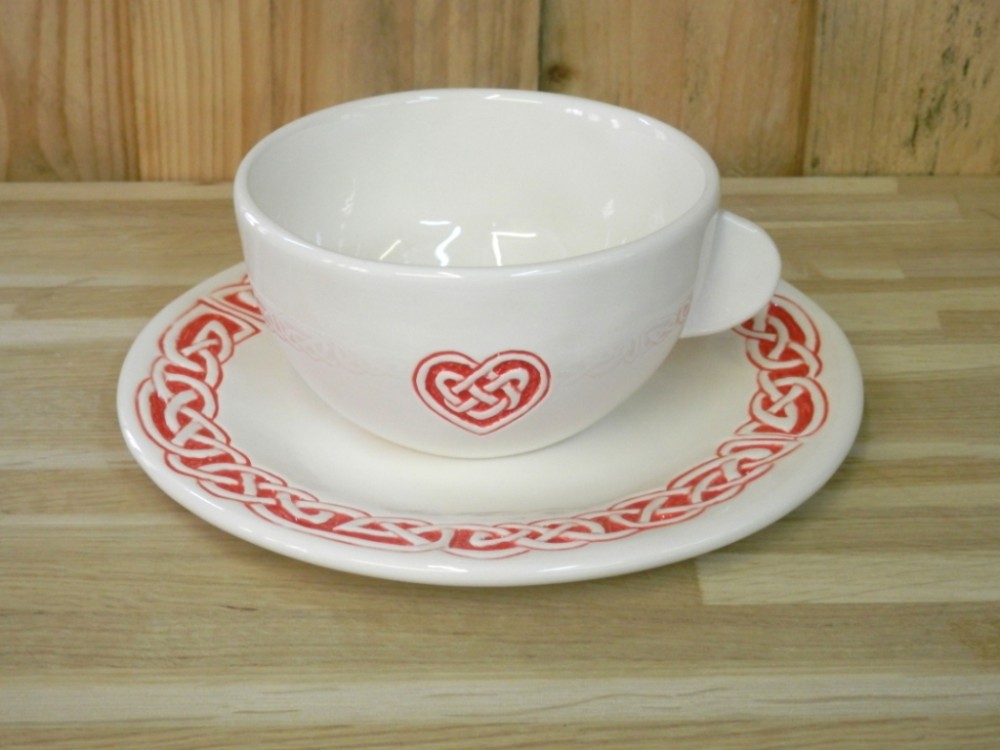 tasse et assiette personnalisée