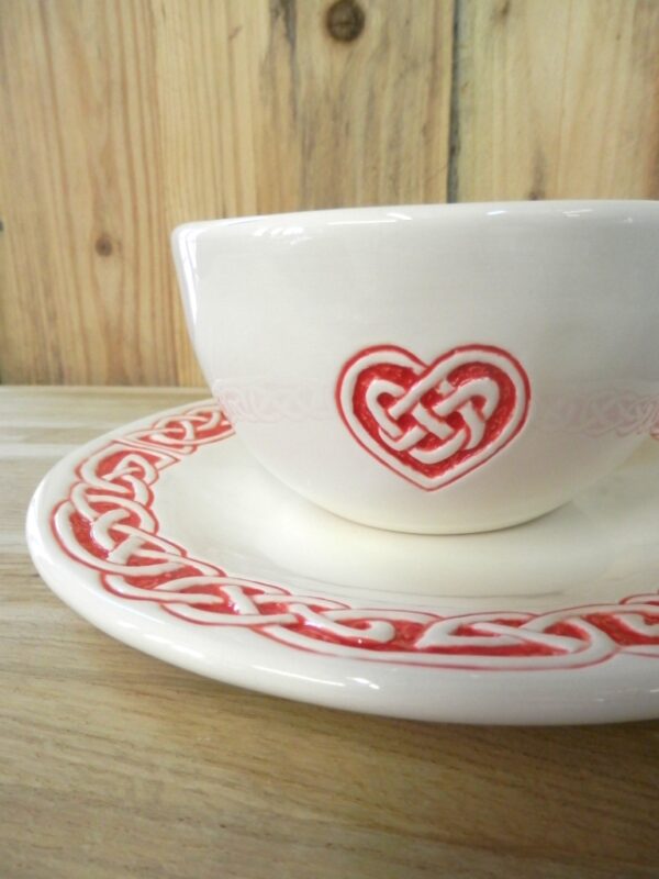 tasse et assiette personnalisée