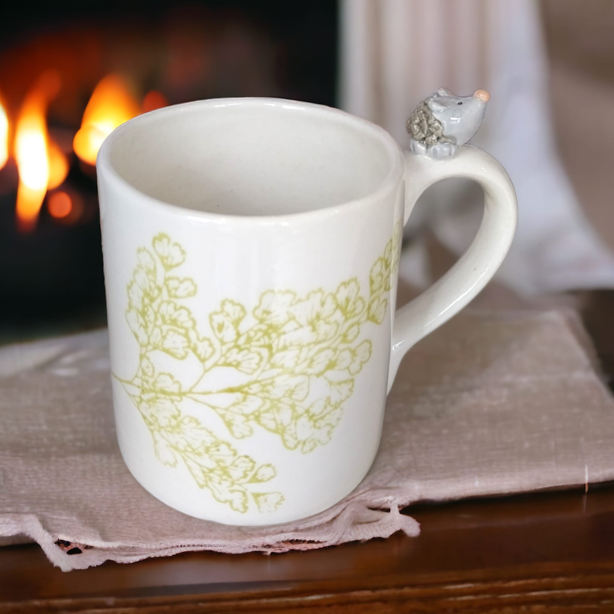 Mug hérisson - Faïencerie sauvage Moineaux & Co Quimper